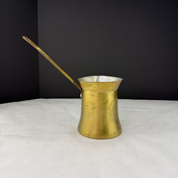 Vintage Brass Turkish Coffee Pot #8 - Picture 3 of 12